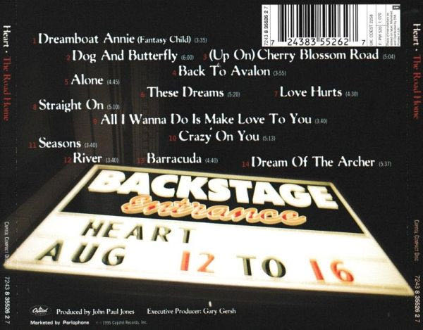 Road Home, The - Heart (CD - 75) music collectible [Barcode 724383048922] - Main Image 4