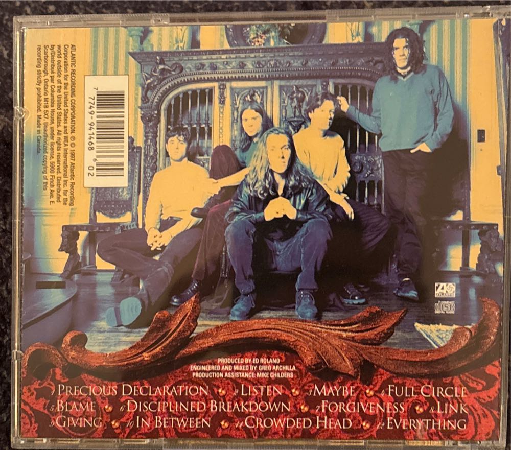 Disciplined Breakdown - Collective Soul (CD) music collectible [Barcode 777499414686] - Main Image 2