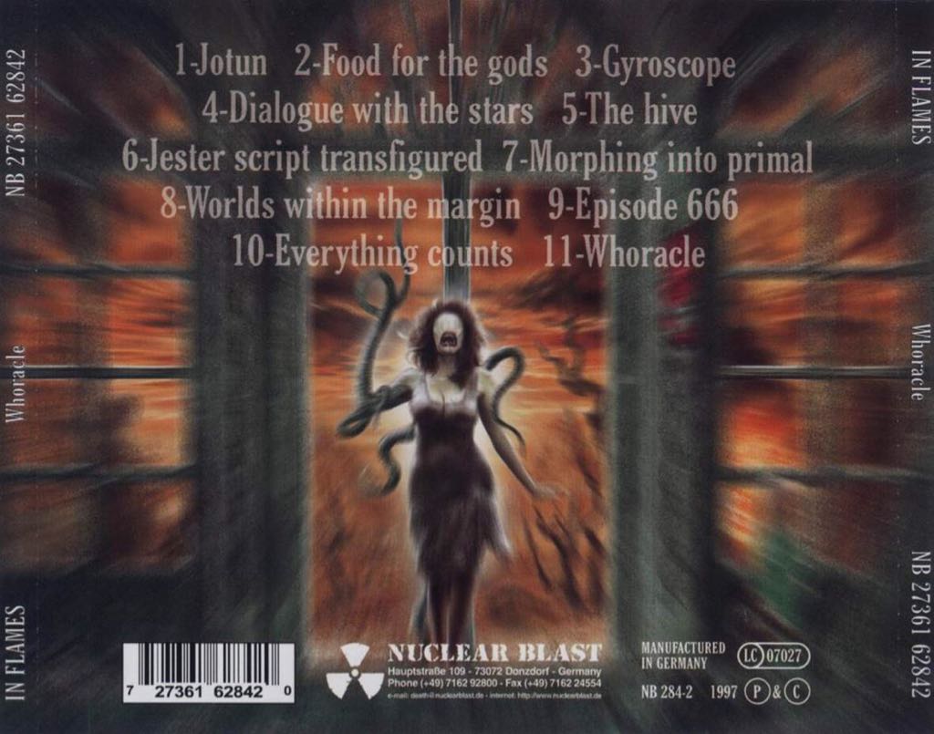Whoracle - In Flames (CD) music collectible [Barcode 5051099848986] - Main Image 2
