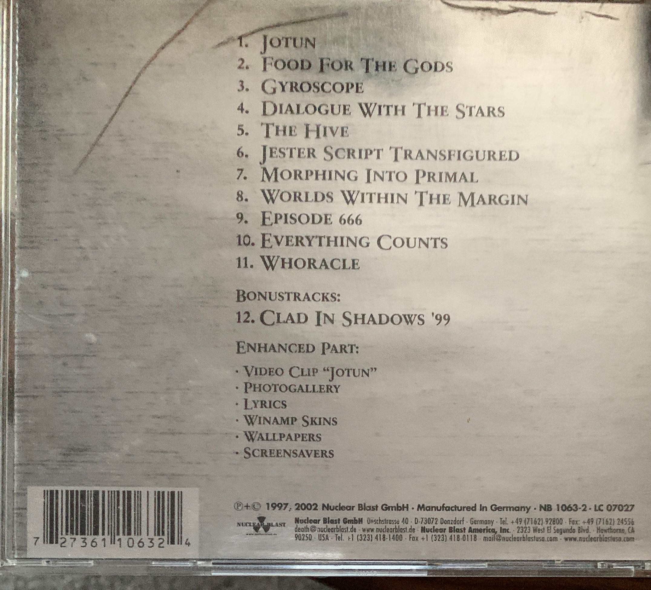 Whoracle - In Flames (CD) music collectible [Barcode 727361106324] - Main Image 2