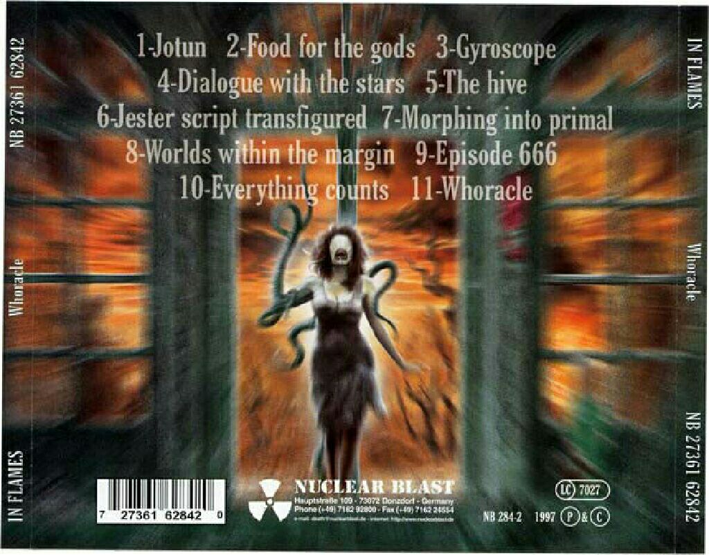 Whoracle - In Flames (CD - 44) music collectible [Barcode 727361628420] - Main Image 2