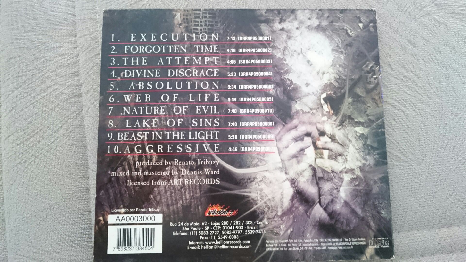 Execution - Tribuzy (CD) music collectible [Barcode 7898237384504] - Main Image 2