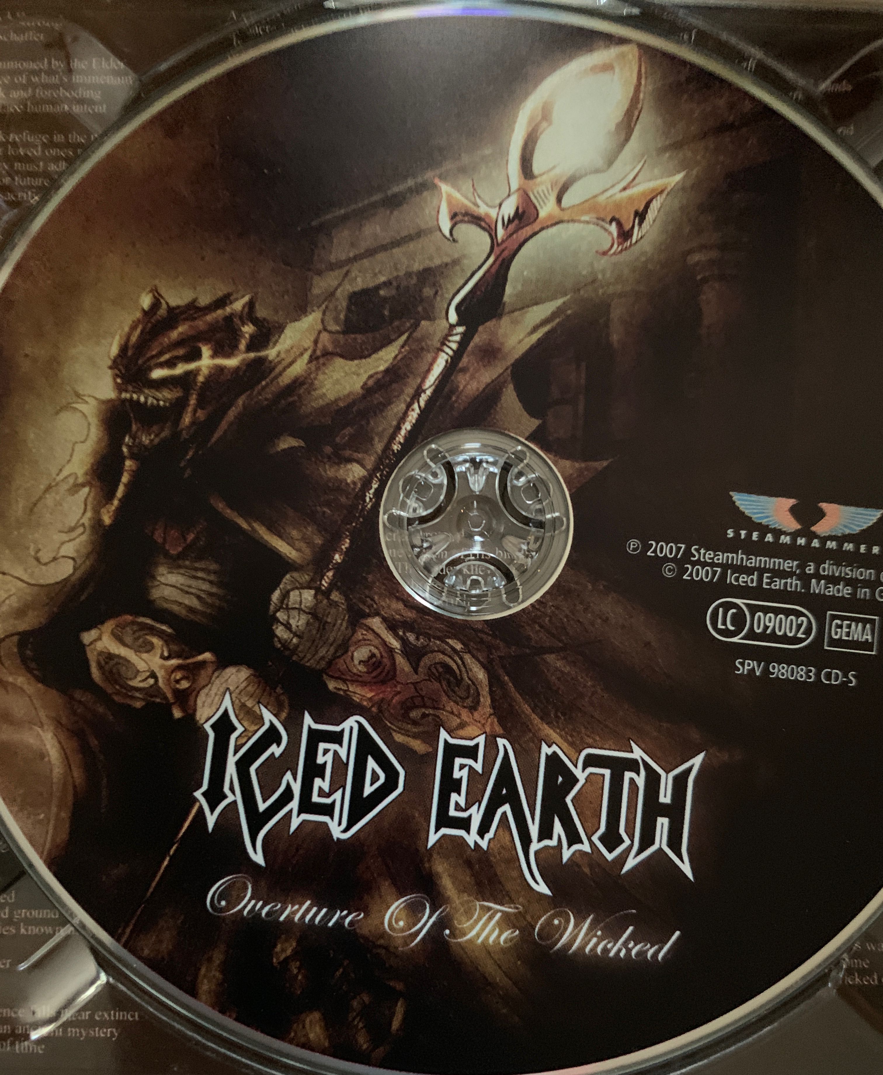 Overture of the Wicked - Iced Earth (CD - 22:28) music collectible [Barcode 693723980836] - Main Image 3