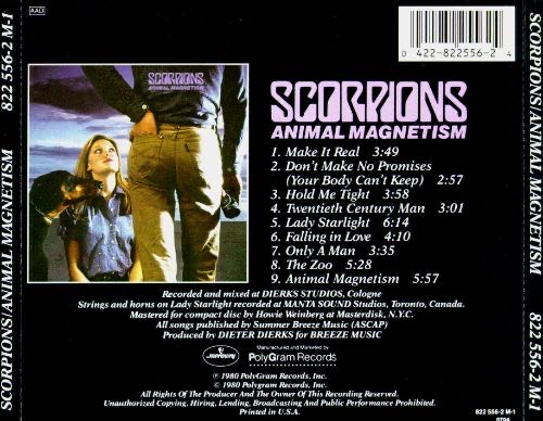 Animal Magnetism - Scorpions (CD) music collectible [Barcode 724353515423] - Main Image 2