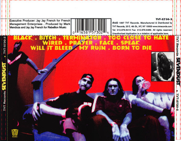 Sevendust - Sevendust (CD - 4831) music collectible [Barcode 016581573024] - Main Image 4