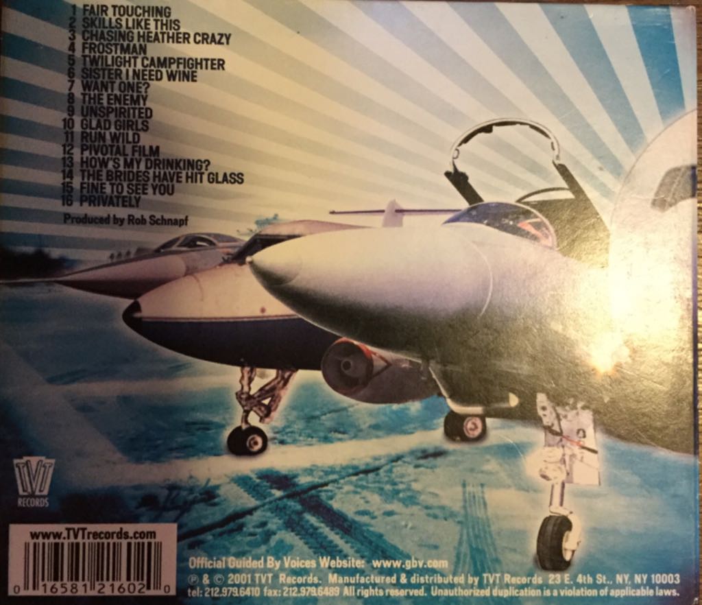 Isolation Drills - Guided By Voices (CD) music collectible [Barcode 016581216020] - Main Image 2