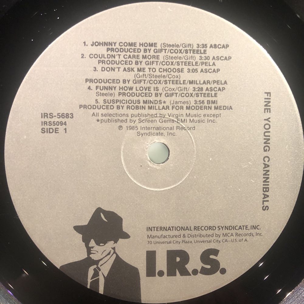 Fine Young Cannibals - Fine Young Cannibals (CD - 42) music collectible [Barcode 076732568316] - Main Image 3