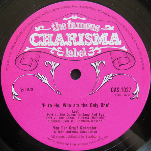 H To He Who Am The Only One - Van Der Graaf Generator (12”) music collectible - Main Image 4