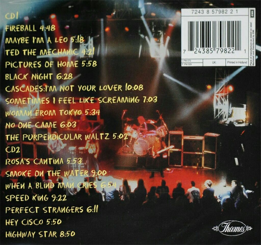 Live at the Olympia ‘96 - Deep Purple (CD) music collectible [Barcode 724385798221] - Main Image 2