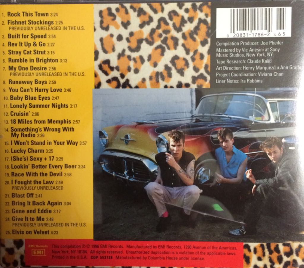 Runaway Boys - Stray Cats (CD) music collectible [Barcode 020831178624] - Main Image 2