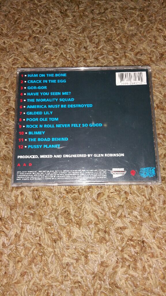 America Must Be Destroyed - Gwar (CD - 47) music collectible [Barcode 075992680721] - Main Image 2