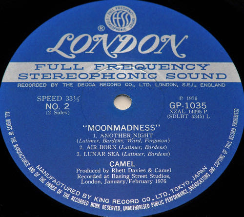Moonmadness - Camel (38:57) music collectible - Main Image 4
