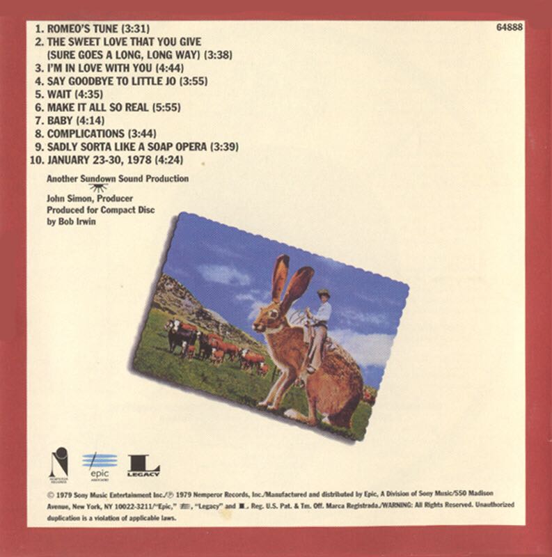 Jackrabbit Slim - Forbert, Steve (12” - 43) music collectible - Main Image 2