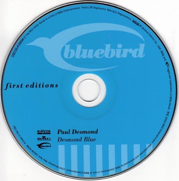 Desmond Blue - Desmond, Paul (CD - 60) music collectible [Barcode 828765554428] - Main Image 4
