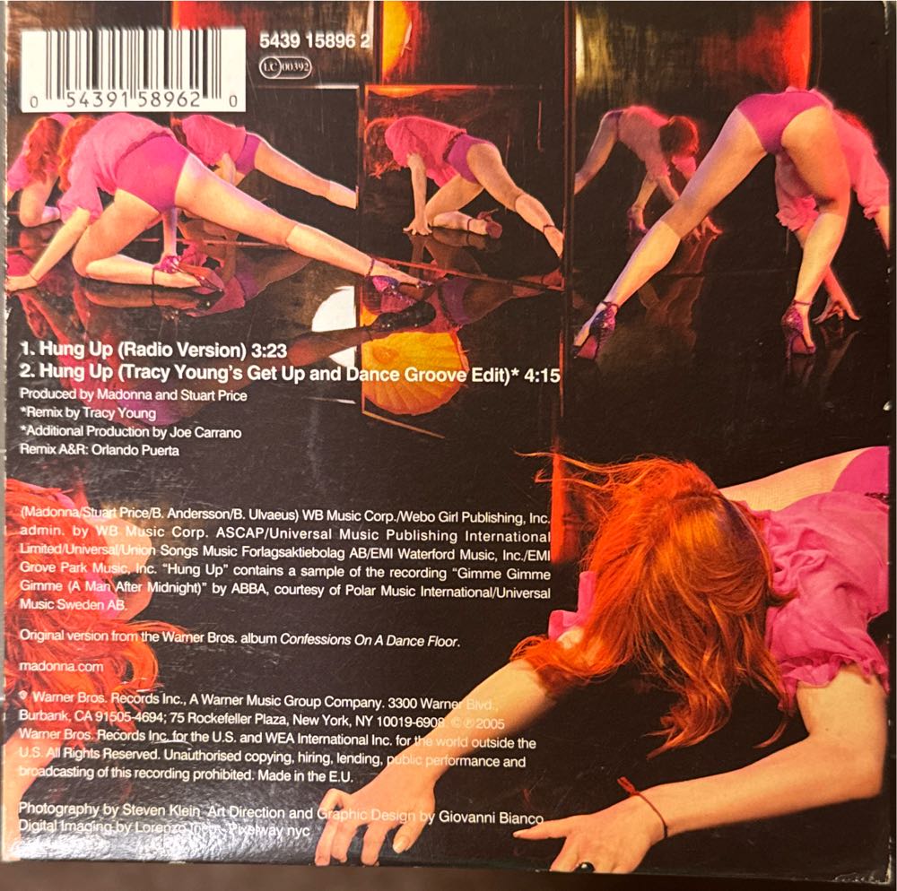Hung Up - Madonna (CD) music collectible [Barcode 054391589620] - Main Image 2