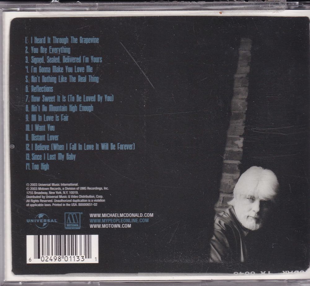 Motown - Michael McDonald (SACD - 57) music collectible [Barcode 044003865228] - Main Image 2