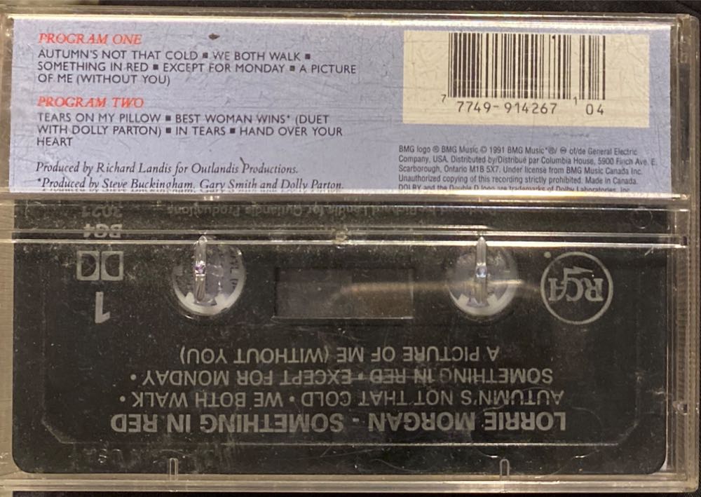 Something In Red - Morgan, Lorrie (Cassette) music collectible - Main Image 2