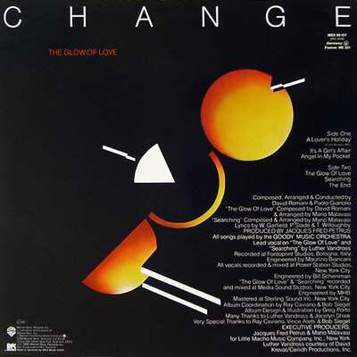 The Glow Of Love - Change (12”) music collectible [Barcode 075992343817] - Main Image 2