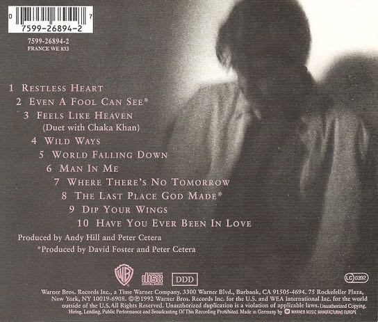 World Falling Down - Peter Cetera (CD) music collectible - Main Image 2