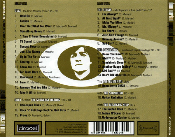 Popsided Guitar: Anthology 1984-2002 - Dom Mariani (CD) music collectible [Barcode 5021456123018] - Main Image 2