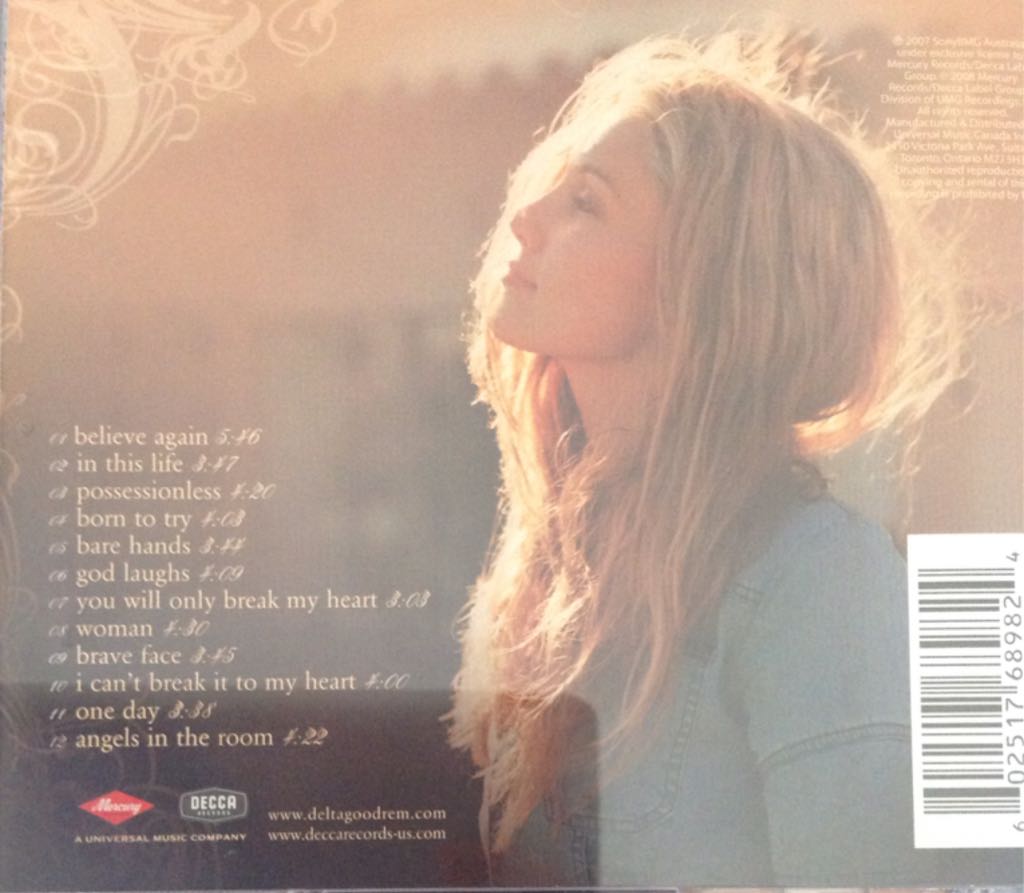 Gospel - Delta Goodrem: Delta - Gospel (CD - 50) music collectible [Barcode 602517689824] - Main Image 2