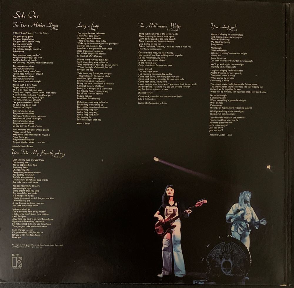 A Day At The Races - Queen (12” - 4424) music collectible [Barcode 050087328887] - Main Image 3