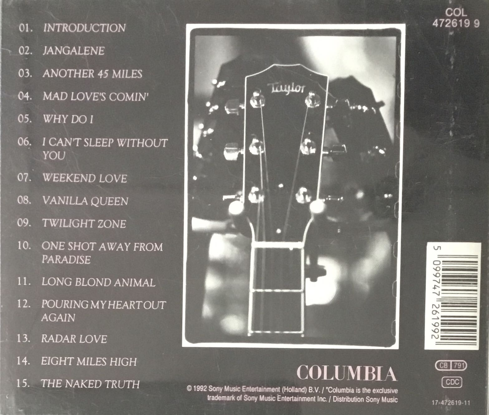 The Naked Truth - Golden Earring (CD - 70) music collectible [Barcode 5099747261923] - Main Image 3