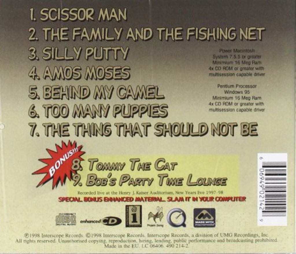 Rhinoplasty - Primus (CD - 48) music collectible [Barcode 606949021429] - Main Image 2