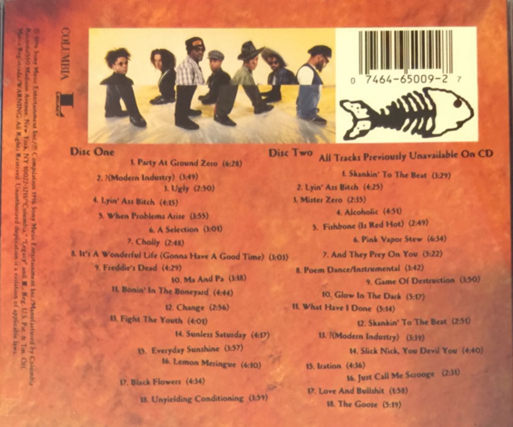 Fishbone 101: Nuttasaurusmeg Fossil Fuelin - Fishbone (CD - 145) music collectible [Barcode 074646500927] - Main Image 2