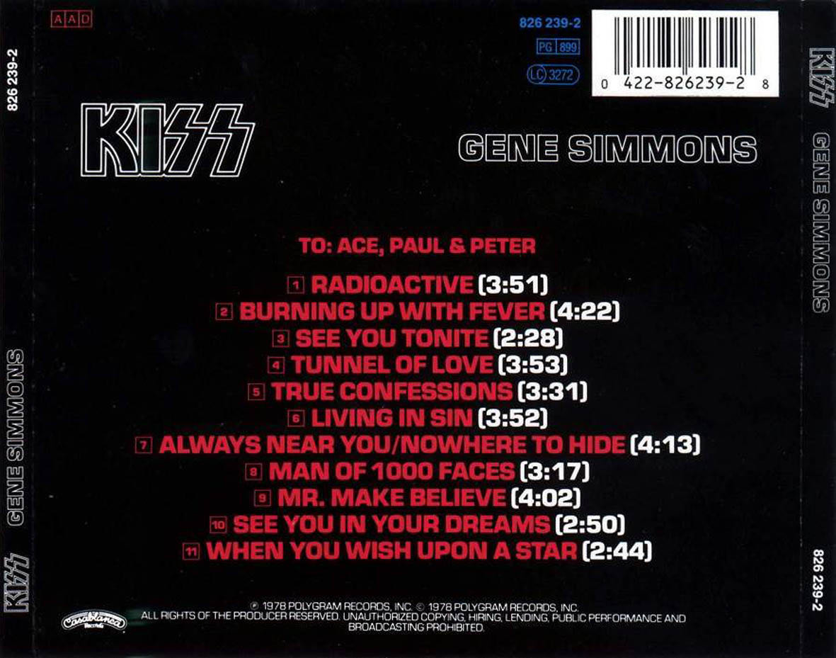 Gene Simmons - Kiss (12” - 39) music collectible - Main Image 2