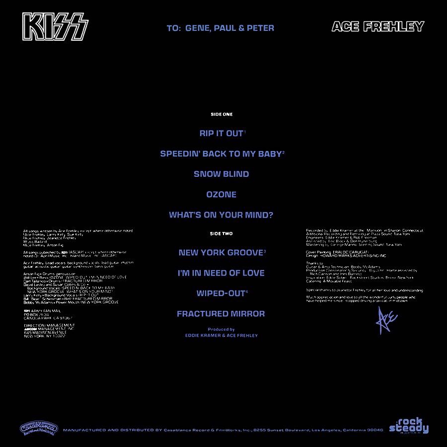 Ace Frehley - Kiss (12” - 36) music collectible [Barcode 602537864584] - Main Image 2