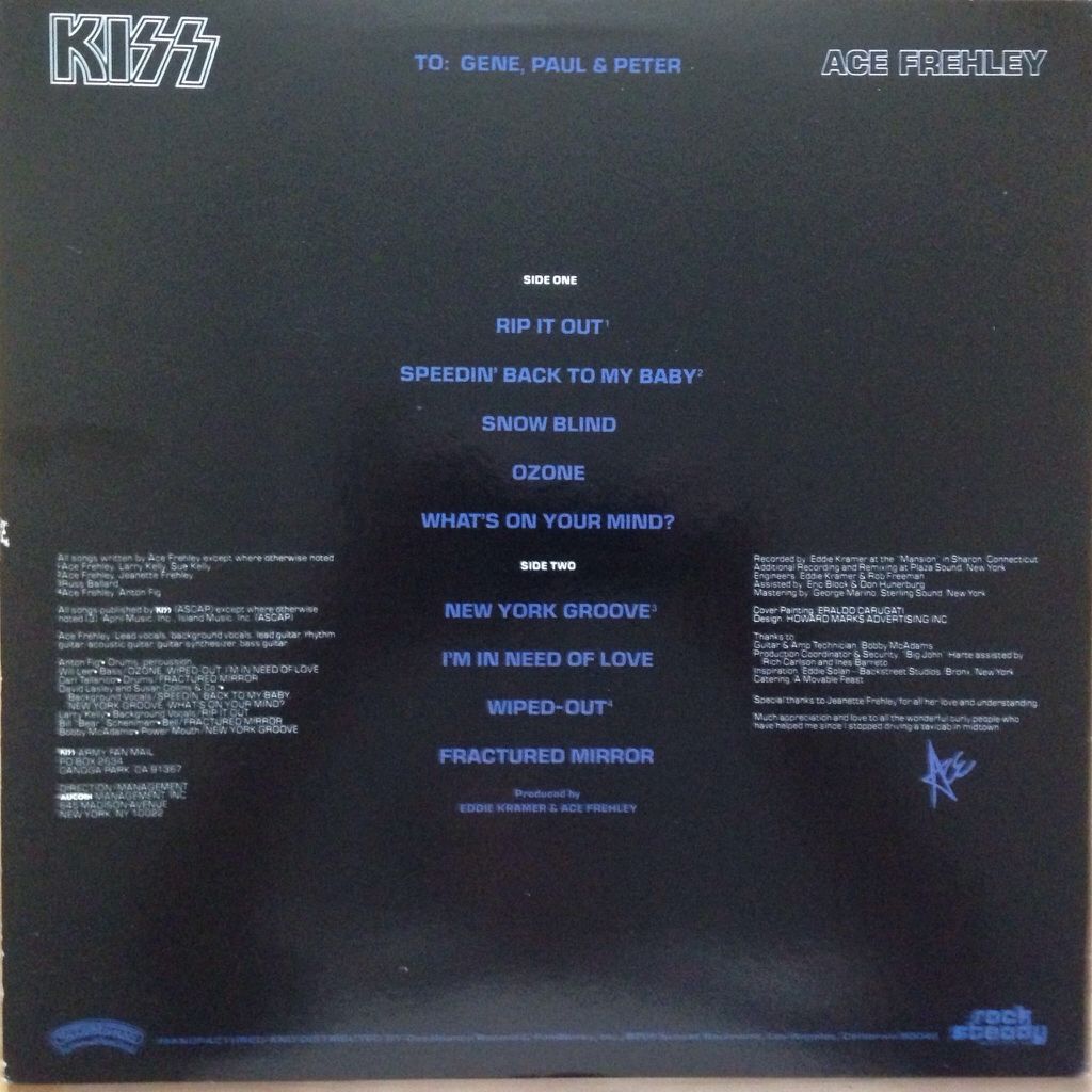 Ace Frehley - Kiss (12”) music collectible - Main Image 2