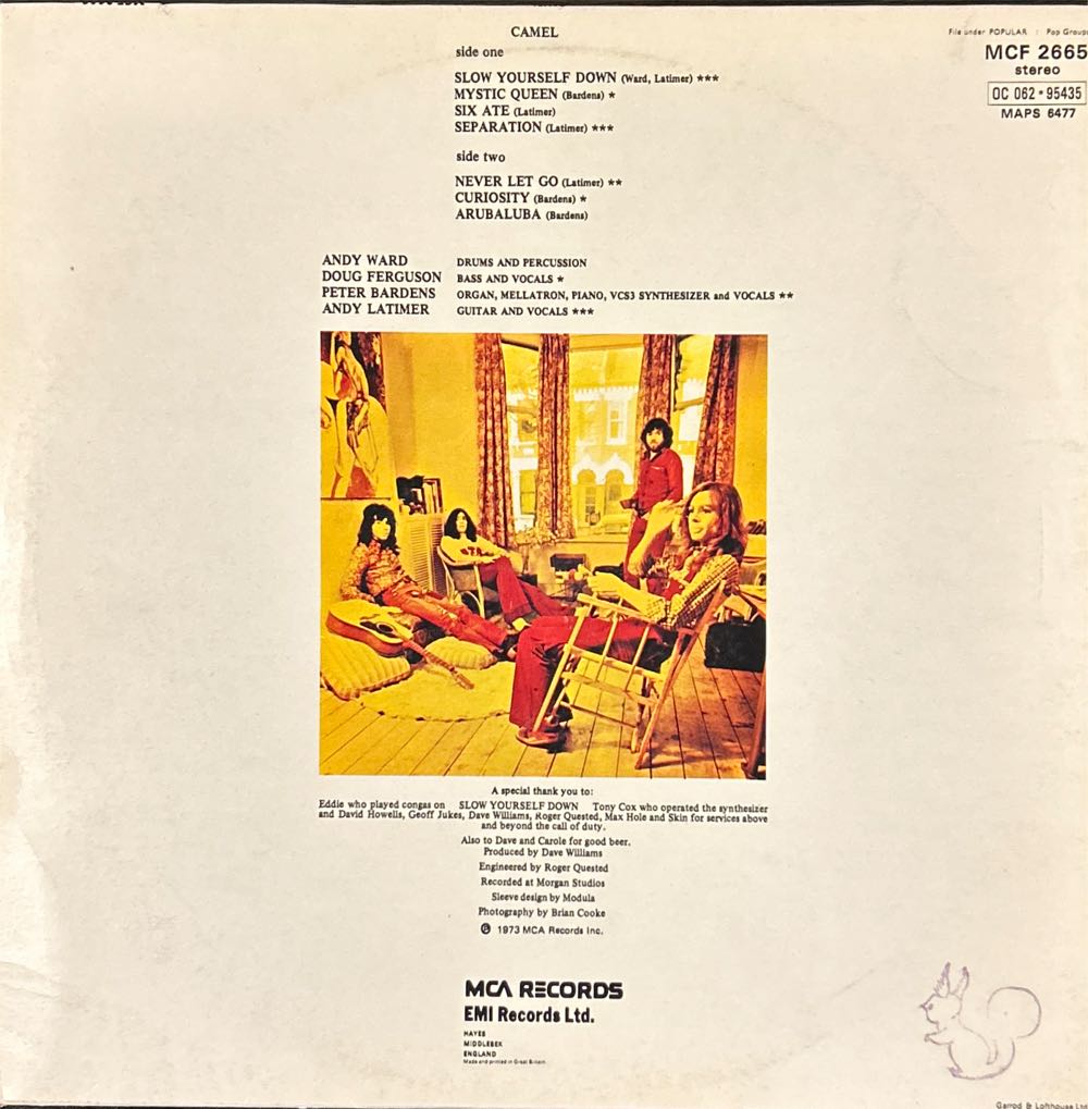 Camel - Camel (12”) music collectible - Main Image 2