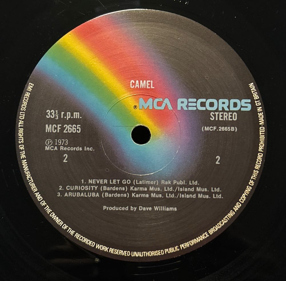 Camel - Camel (12”) music collectible - Main Image 4