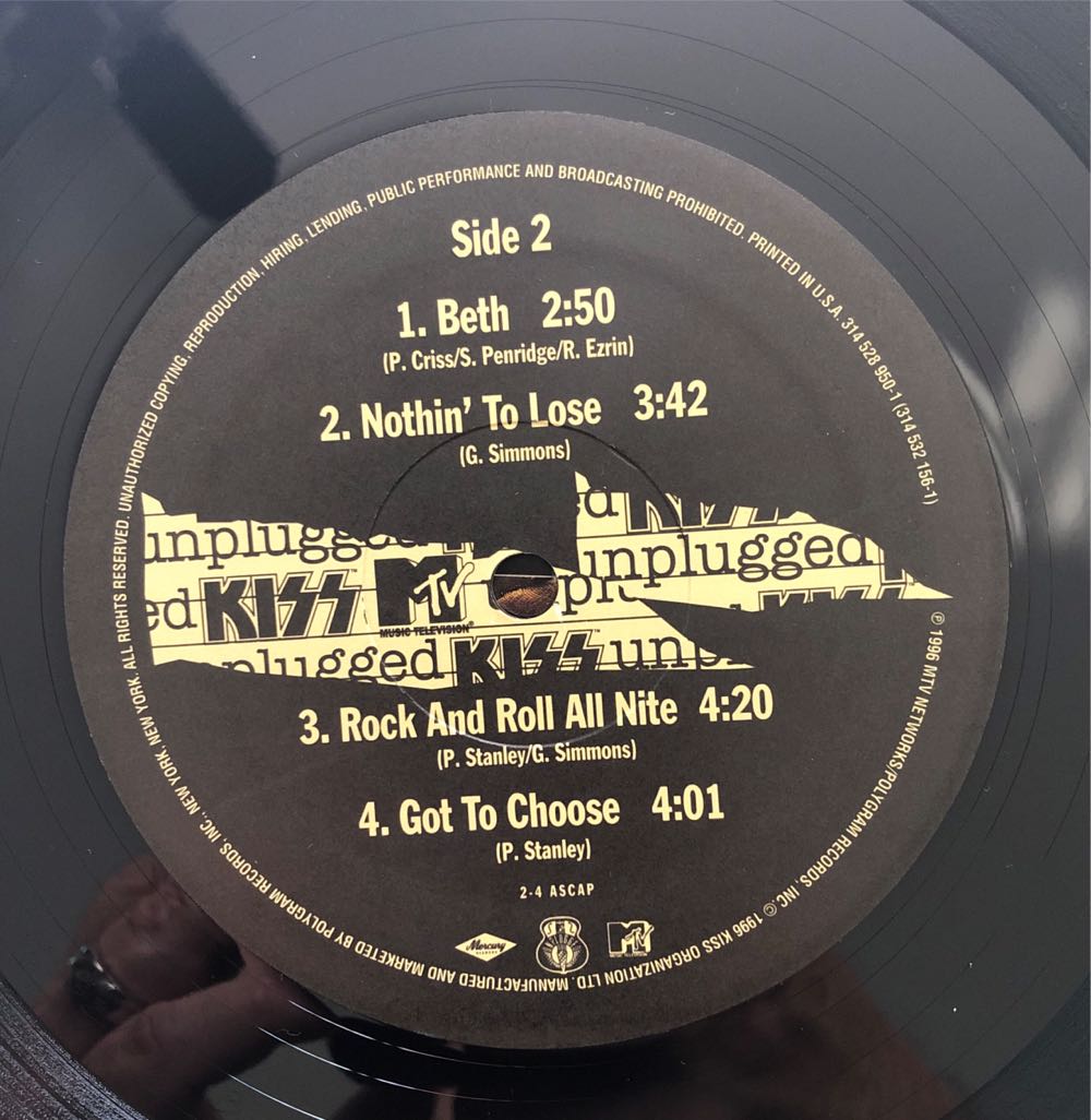MTV Unplugged - Kiss (12”) music collectible [Barcode 602537753758] - Main Image 4
