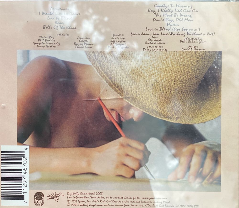 Aftertones (H) - Janis Ian (CD) music collectible [Barcode 711297467024] - Main Image 2