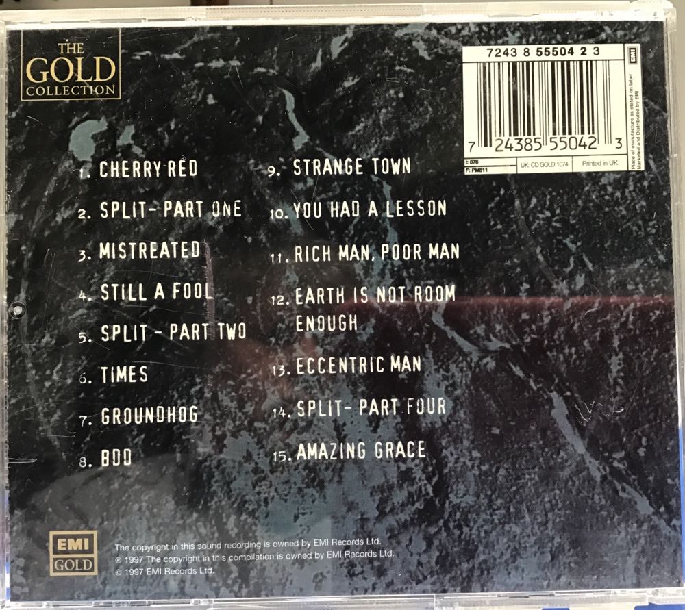 The Best Of - Groundhogs, The (CD) music collectible [Barcode 724385550423] - Main Image 2