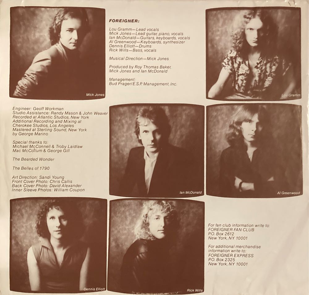 Head Games - Foreigner (12” - 38) music collectible - Main Image 3