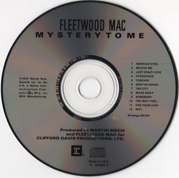 Mystery To Me - Fleetwood Mac (12” - 48) music collectible - Main Image 4