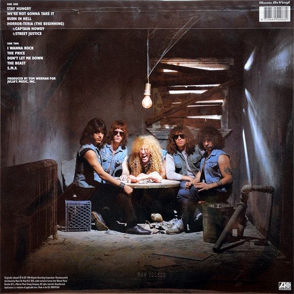 Twisted Sister Stay Hungry - Twisted Sister (CD - 3709) music collectible [Barcode 075678015625] - Main Image 4