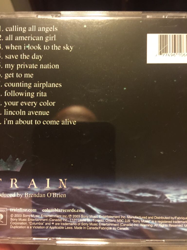 My Private Nation - Train (CD - 43) music collectible [Barcode 777496106423] - Main Image 2