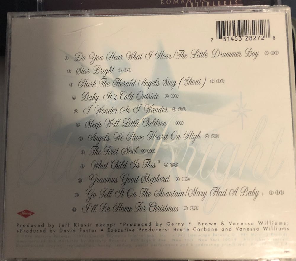 Star Bright - Vanessa Williams (CD - 51) music collectible [Barcode 731453282728] - Main Image 2