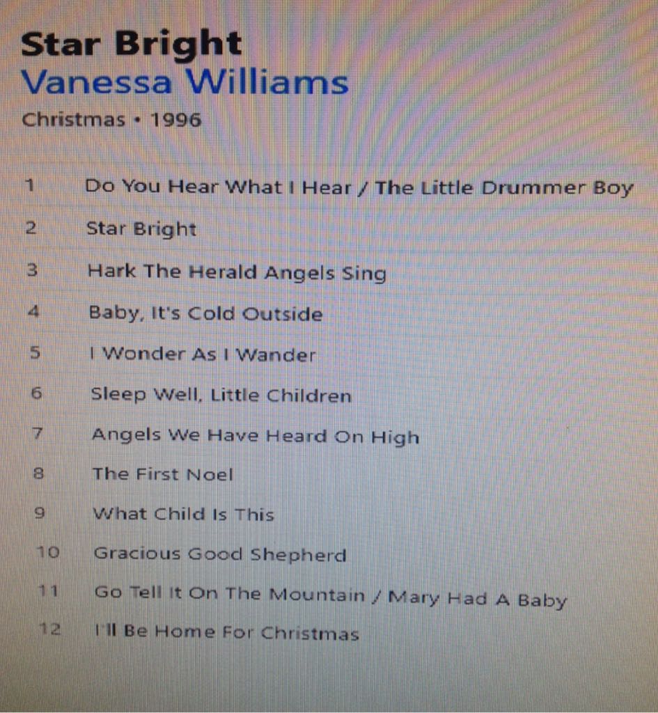 Star Bright - Vanessa Williams (CD - 52) music collectible [Barcode 777499424333] - Main Image 2