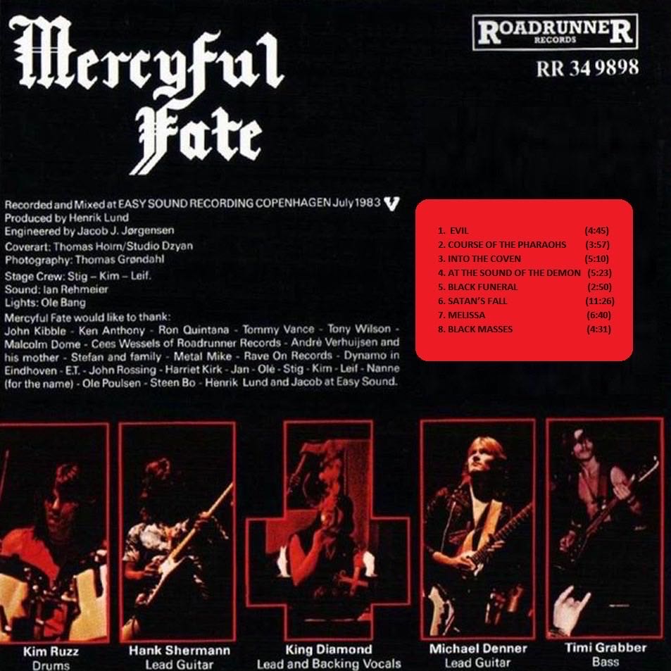 Melissa - Mercyful Fate (CD - 39) music collectible - Main Image 2