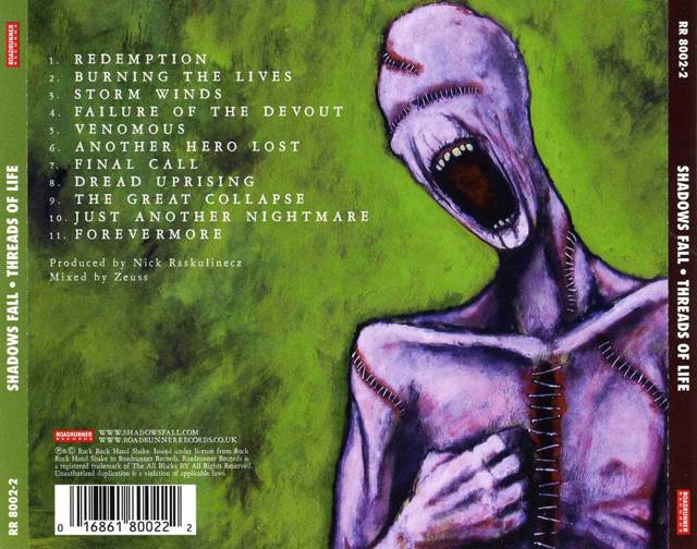 Threads Of Life - Shadows Fall (CD) music collectible [Barcode 016861800222] - Main Image 2