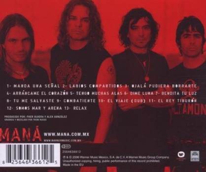 Amar Es Combatir - Maná (12”) music collectible [Barcode 225646366185] - Main Image 2