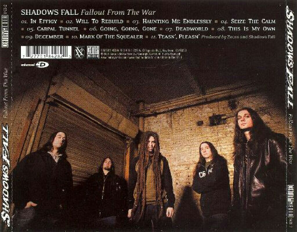 Fallout from the War - Shadows Fall (CD - 4155) music collectible [Barcode 727701842820] - Main Image 2