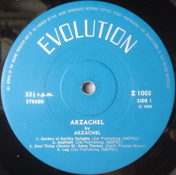 Arzachel - Arzachel (12” - 44) music collectible [Barcode 8026575184121] - Main Image 3