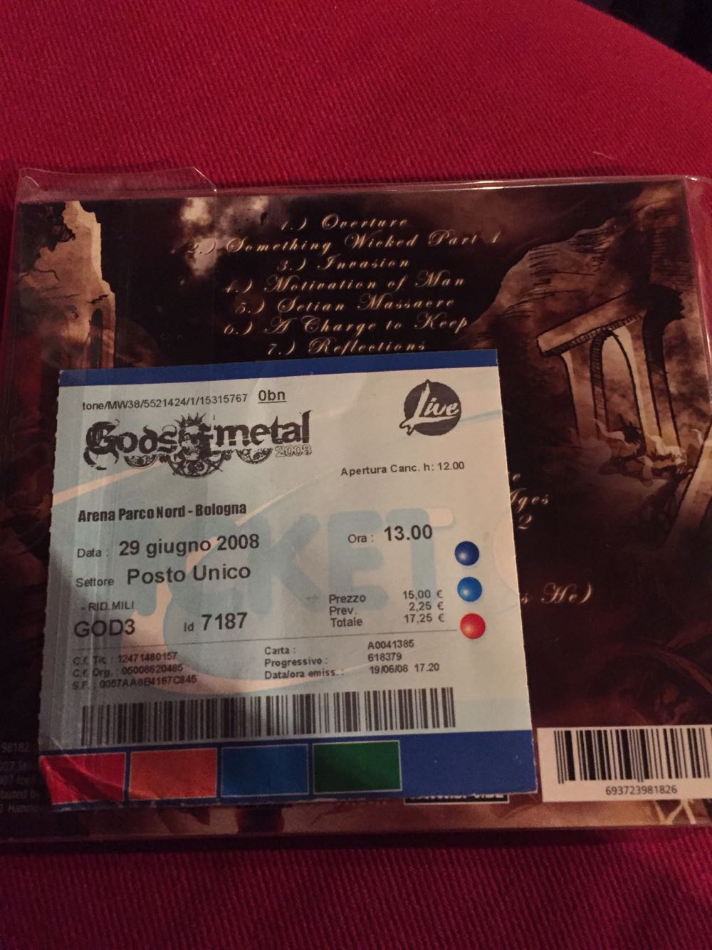 Framing Armageddon: Sometheing Wicked Pt. 1 - Iced Earth (CD - 69) music collectible [Barcode 693723981826] - Main Image 3