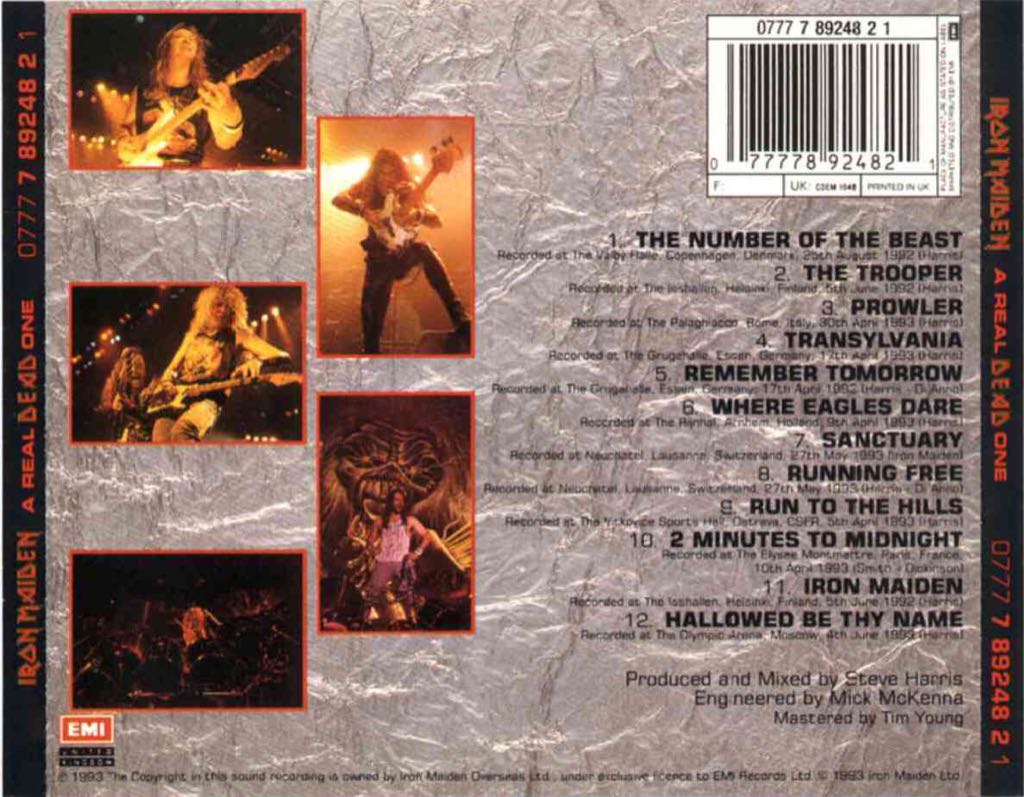 A Real Dead One - Iron Maiden (CD) music collectible - Main Image 2